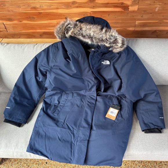 The North Face 💅❄️ Arctic Women's Summit Navy 600 Down Parka Coat Plus 2X 3X - Picture 2 of 16